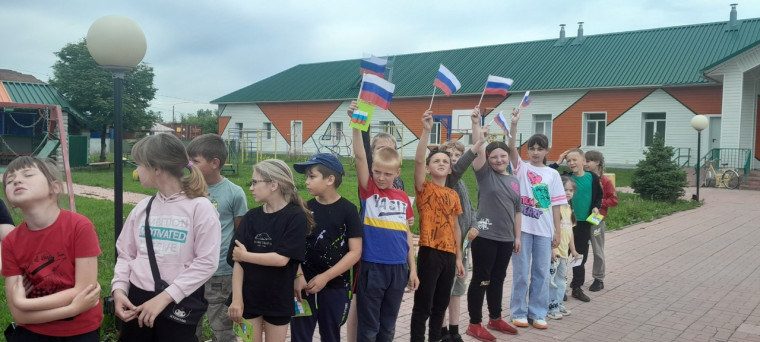 День России в нашем пришкольном лагере "Фантазёры".